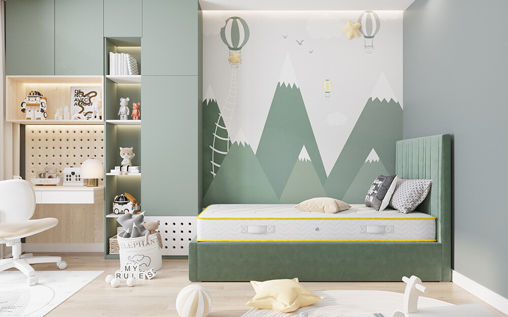 Bodyshape Kids Sprung Mattress, Single