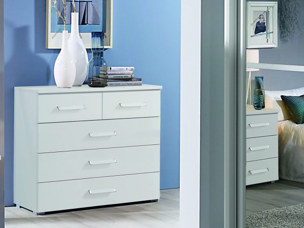 Lazio 3 + 2 Drawer Chest Of Drawers | Bed Sava