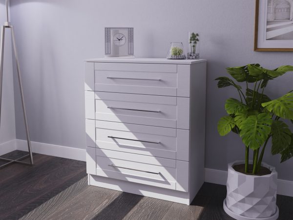 Santana 4 Drawer Chest of Drawers | Bed Sava