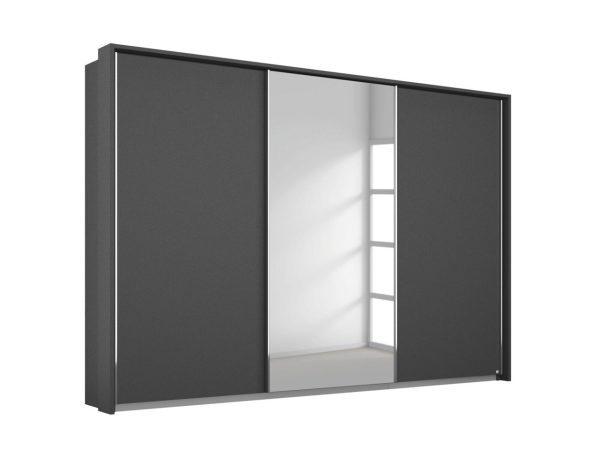 Lorenzo 3 Door Slider Wardrobe with 1 Mirror | Bed Sava