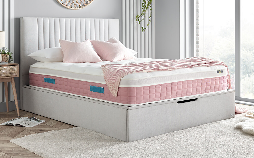 Elle Decoration Natural Linen 2000 Pocket Mattress, Single