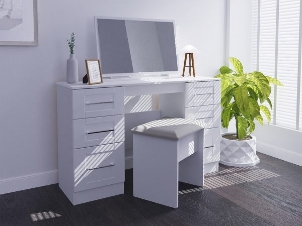 Santana 3 + 3 Drawer Dressing Table | Bed Sava