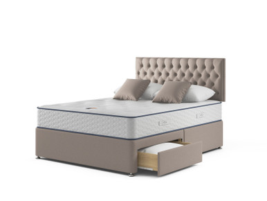 Slumberland Duo 1000 2 in 1 Divan Bed Set On Glides | Bed Sava