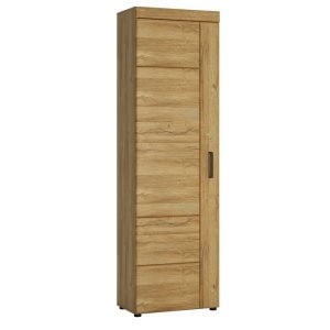 Cortina Tall Cupboard in Grandson Oak | Bed Sava