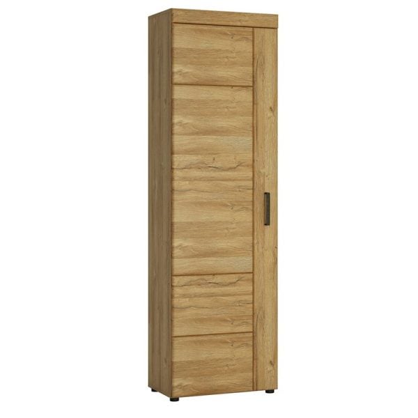 Cortina Tall Cupboard in Grandson Oak | Bed Sava