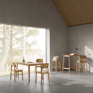 Barlow Rectangular Dining Table in Matt Oak | Bed Sava