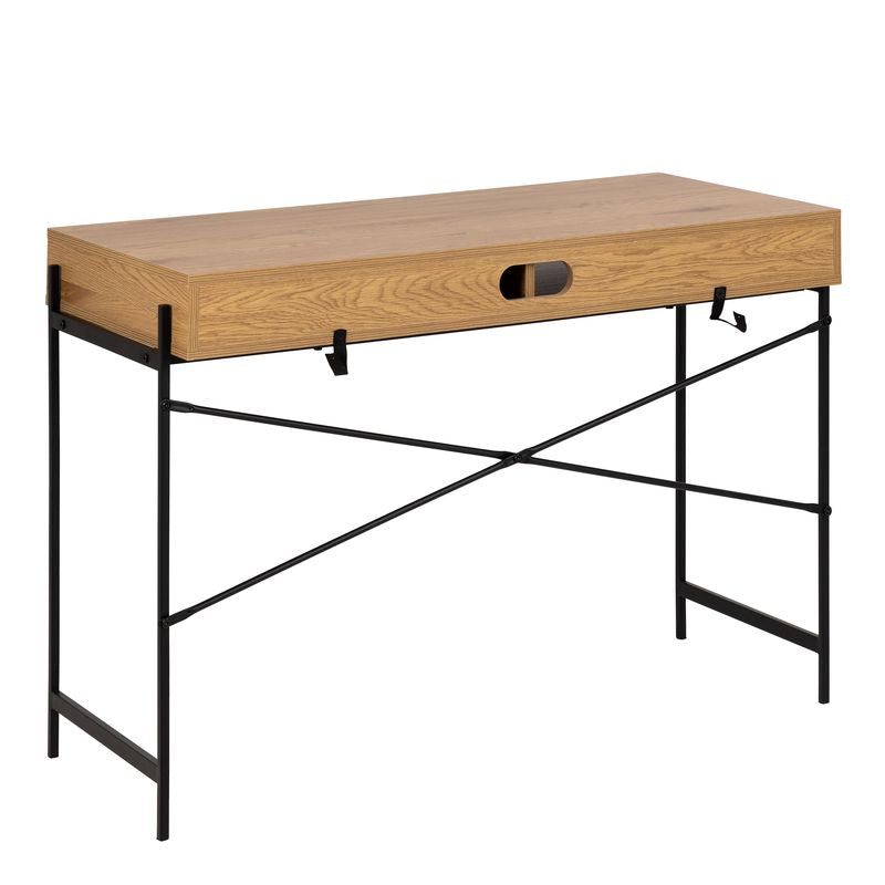 Angus Office Desk with Sliding Door