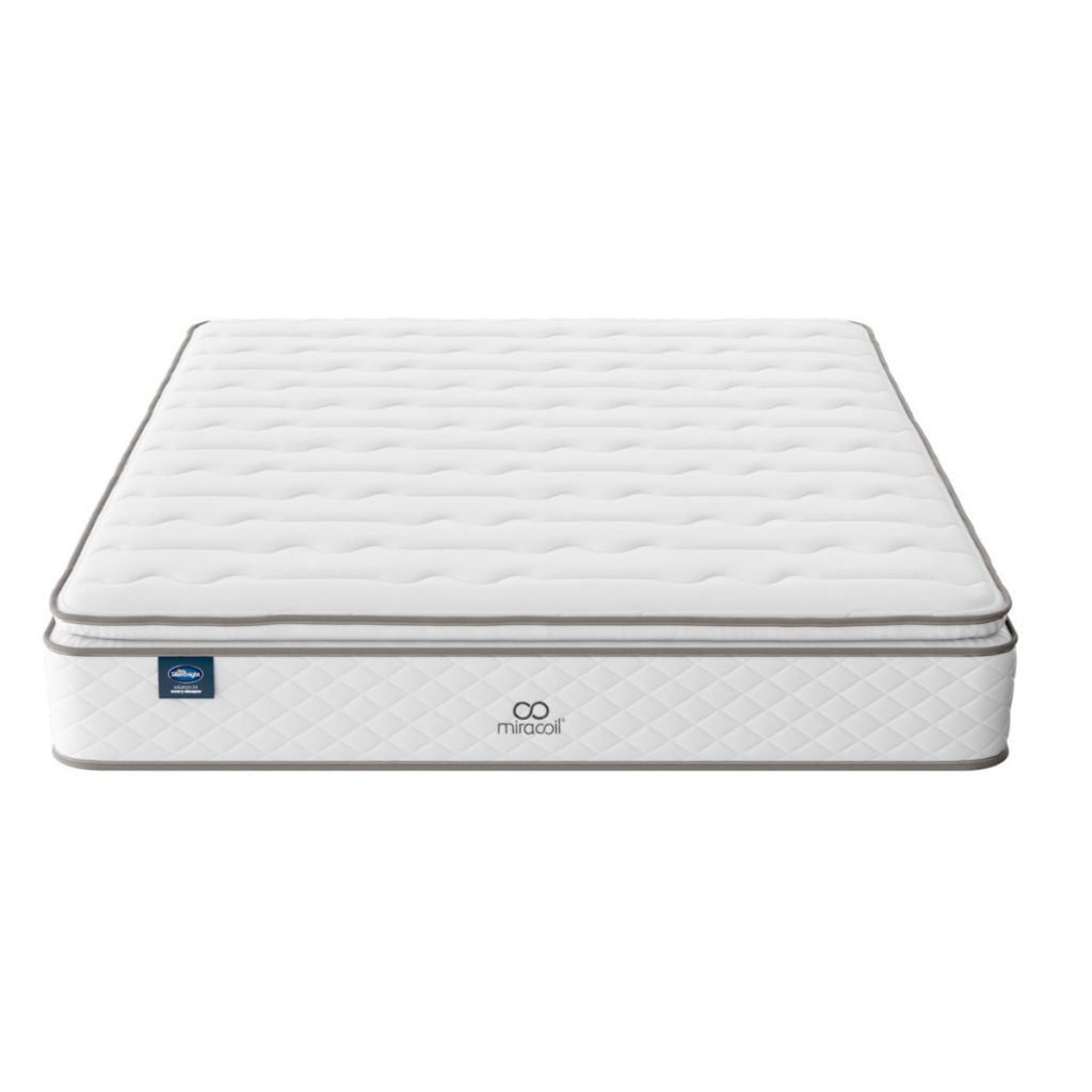 Silentnight Miracoil Pillow Top Mattress Single | Bed Sava