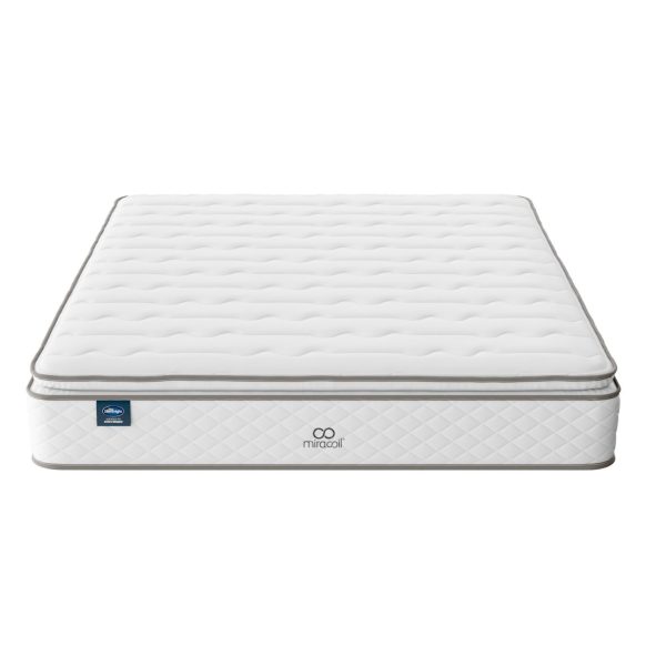 Silentnight Miracoil Pillow Top Mattress King Size | Bed Sava