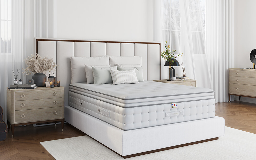 Millbrook Wool Luxury 3000 Pocket Pillow Top Mattress, King Size
