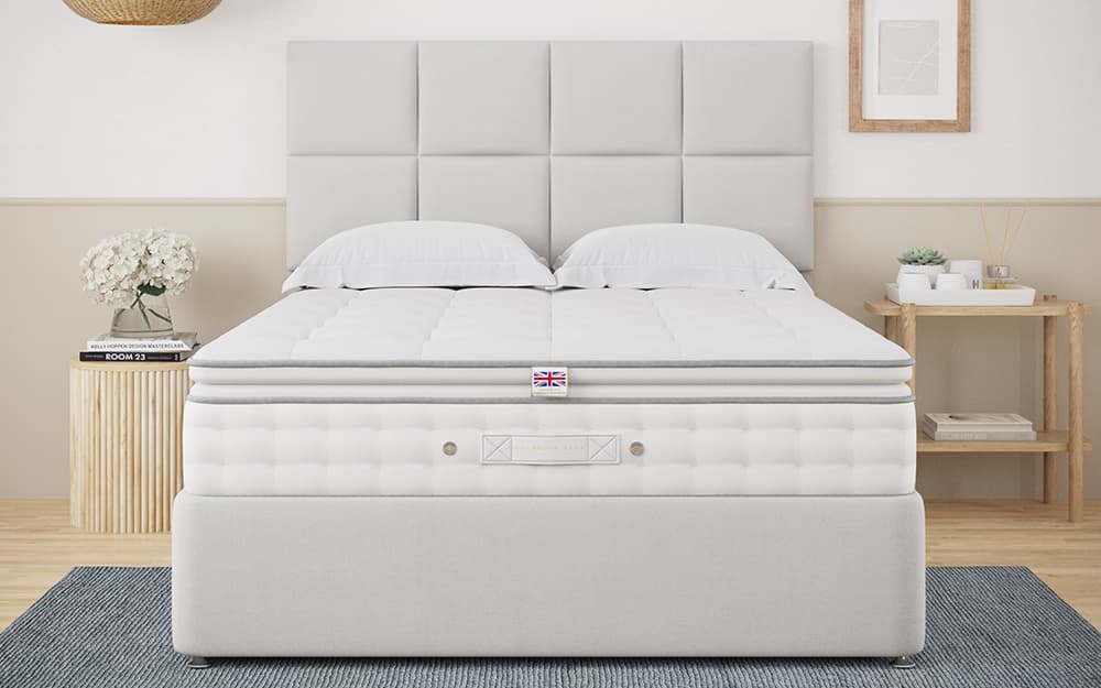 Millbrook Wool Luxury 1000 Pillow Top Mattress, Small Double
