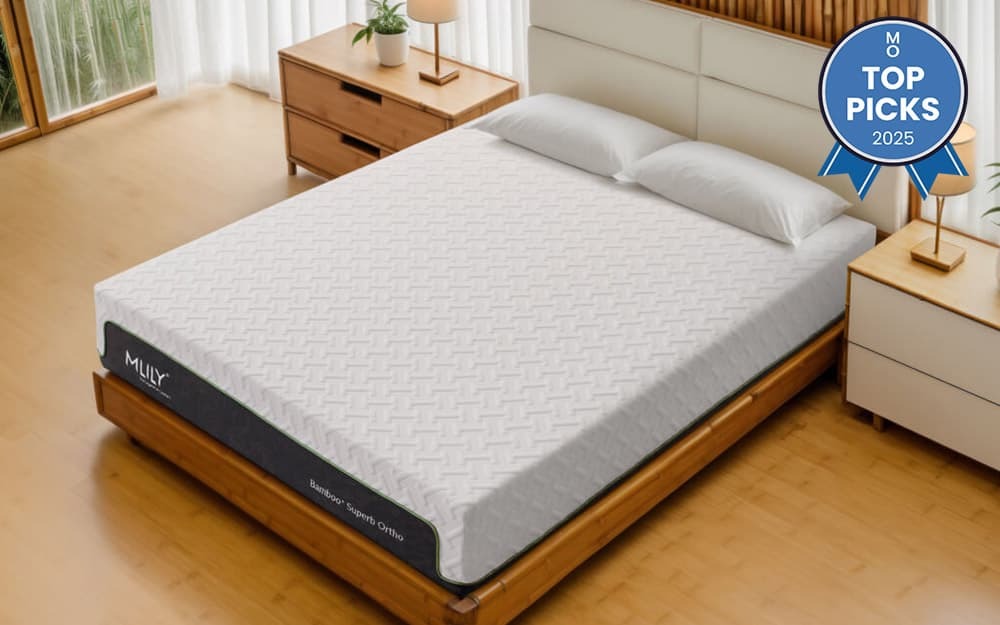 Mlily Bamboo+ Superb Ortho Memory 2500 Pocket Mattress, Superking