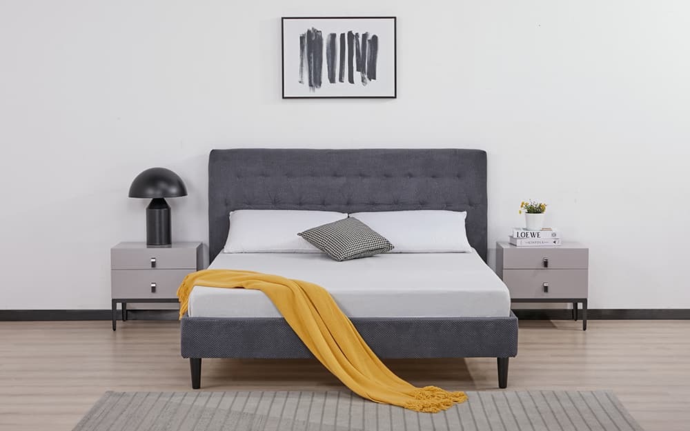 Novo Paige Fabric Bed Frame, Superking