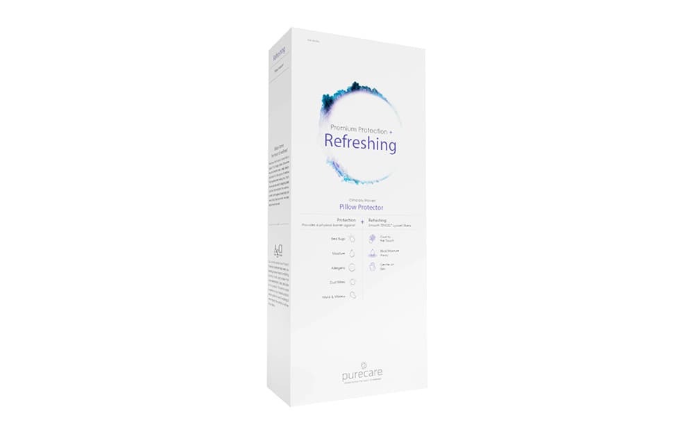 Purecare Refreshing Tencel Pillow Protector, Standard Pillow Size