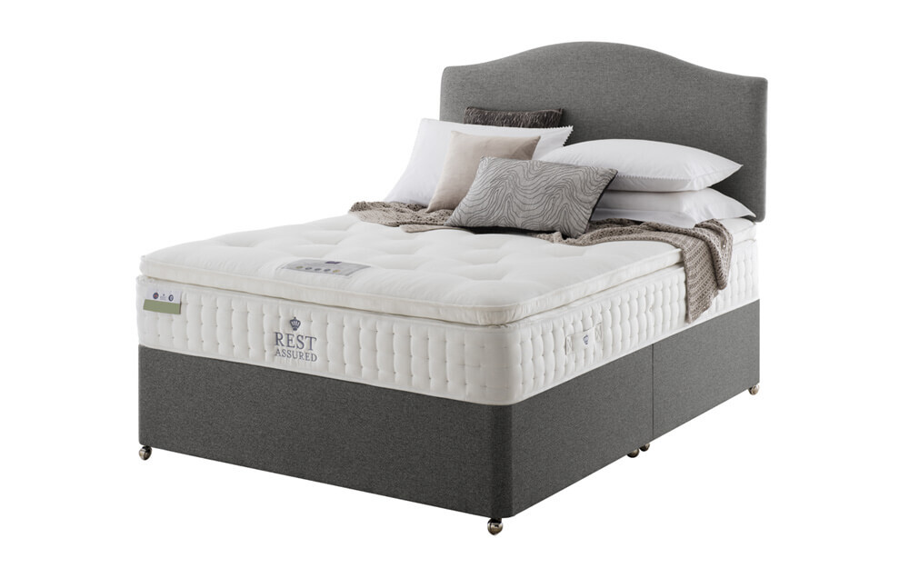 Rest Assured Knowlton 2000 Pocket Latex Pillow Top Mattress, Double