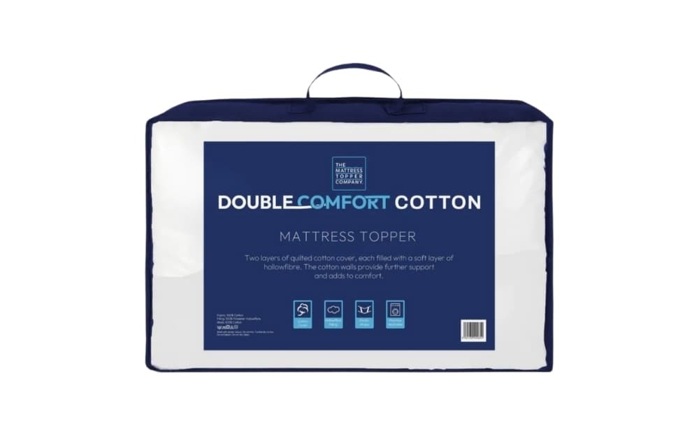 The Mattress Topper Company Dual Layer Cotton Mattress Topper, Double