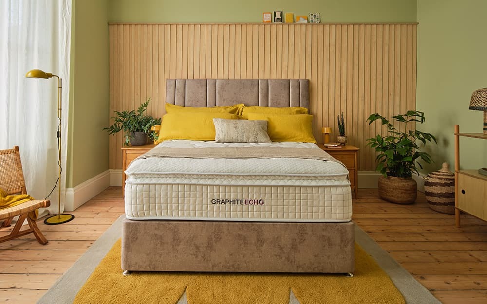 Sleepeezee Graphite Echo 4700 Pocket Pillow Top Mattress, Superking Zip and Link