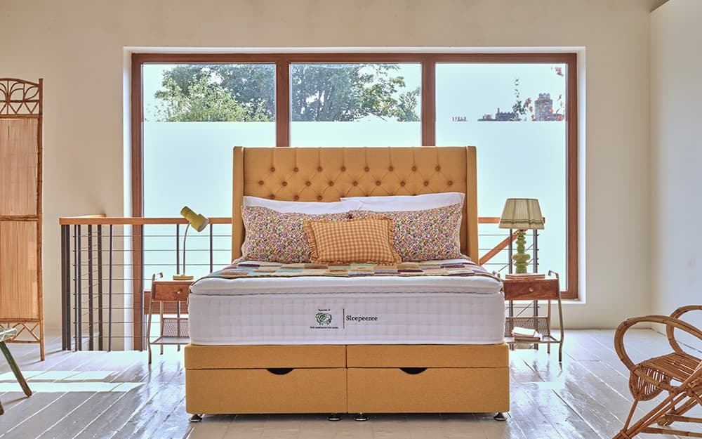 Sleepeezee Wool Luxe 3700 Pocket Pillow Top Mattress, Superking Zip and Link