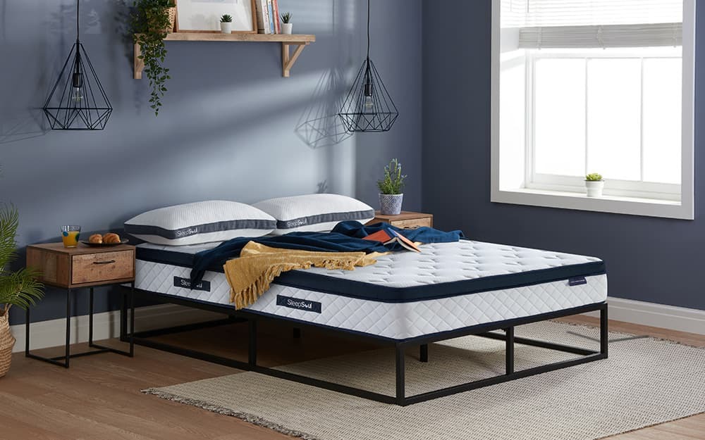 SleepSoul Luna 2000 Comfort Pillow Top Mattress, Double