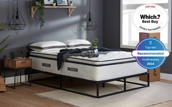 SleepSoul Space 2000 Pocket Memory Pillow Top Mattress Superking | Bed Sava