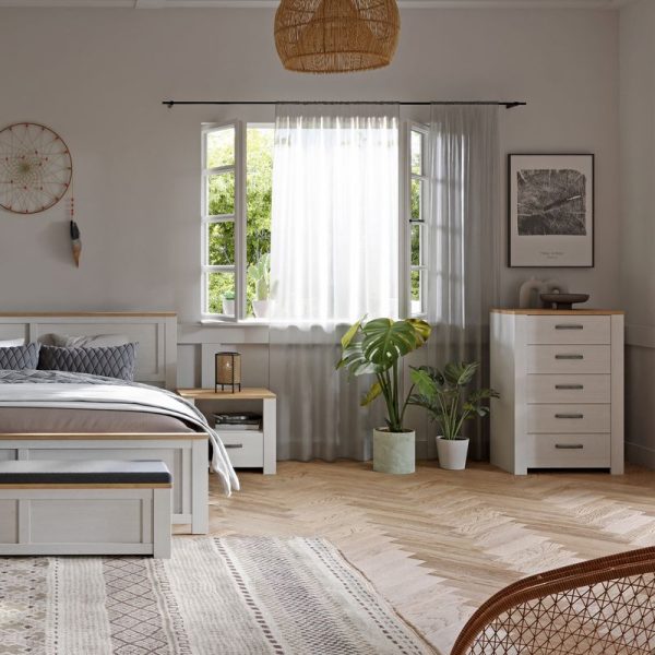 Bohol 5 Drawer Narrow Chest | Bed Sava