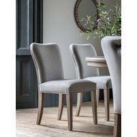 Gallery Direct Set of 2 Vancouver Fabric Dining Chairs  Natural Natural | Bed Sava