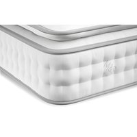 M&S Collection 2500 Luxury British Wool Pocket Spring Medium Pillowtop Mattress - 5FT - White, White