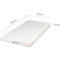 Mamas & Papas Essential Fibre Cotbed Mattress - White, White
