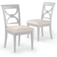 Set of 2 Darcey Dining Chairs - Light Grey, Light Grey