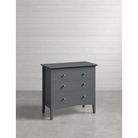 Hastings Dark Grey 3 Drawer Chest, Dark Grey