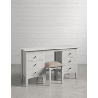 Hastings Grey Dressing Table & Stool, Grey