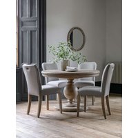 Gallery Direct Vancouver Round Extending Dining Table  Natural Natural | Bed Sava