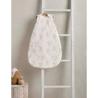 Mamas & Papas Pure Cotton Floral Sleeping Bag (0-6 Mths) - Pink, Pink