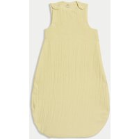 M&S Collection Pure Cotton 1.5 Tog Sleeping Bag (0-36 Mths) - 18-36 - Pale Leaf, Calico,Rose,Pale Leaf,Light Steel Blue