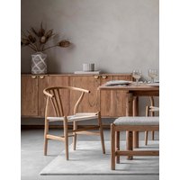 Gallery Direct Set of 2 Whitney Dining Chairs  Natural Natural | Bed Sava