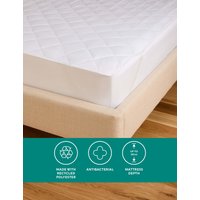 M&S Collection Simply Protect Mattress Protector - 5FT - White, White