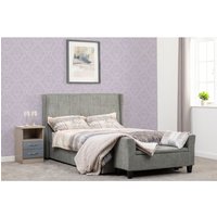 Amelia Plus 4'6" Storage Bed - Dark Grey