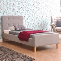 Ashbourne Bedframe - Light Grey / Single