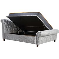 Birlea Castello Side Ottoman Bed - Grey / King