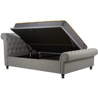 Birlea Castello Side Ottoman Bed - Grey / Superking