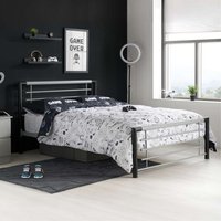 Birlea Faro Bed - Grey / Small Double
