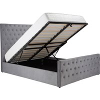 Birlea Marquis Ottoman Bed - Grey / Double