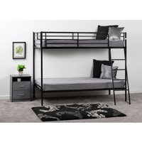 Brandon 3' Bunk Bed - Black