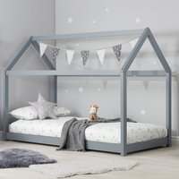 Chidrens House Bed  Grey | Bed Sava