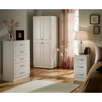 Dorset Ready Assembled 4 Drawer Bed Box - Signature White