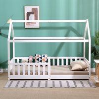 HMD Solid Pine Childs Bed Frame - White
