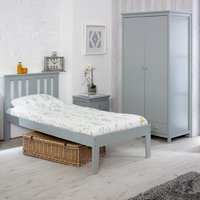 Kingston Wooden Bed Frame  grey  Small Double | Bed Sava