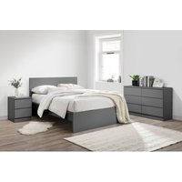 Oslo Double Bed - Grey