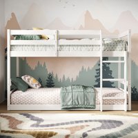 Rest Relax Saturn Shorty Bunk Bed  - White