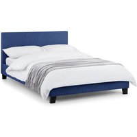 Rialto Fabric Bed Frame - Blue / King